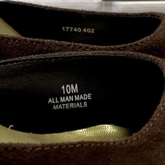 Pierre Dumas Heels Womens Size 10 M Brown Pointed Toe Slide On Shoes Vintage Y2K - Picture 7 of 12